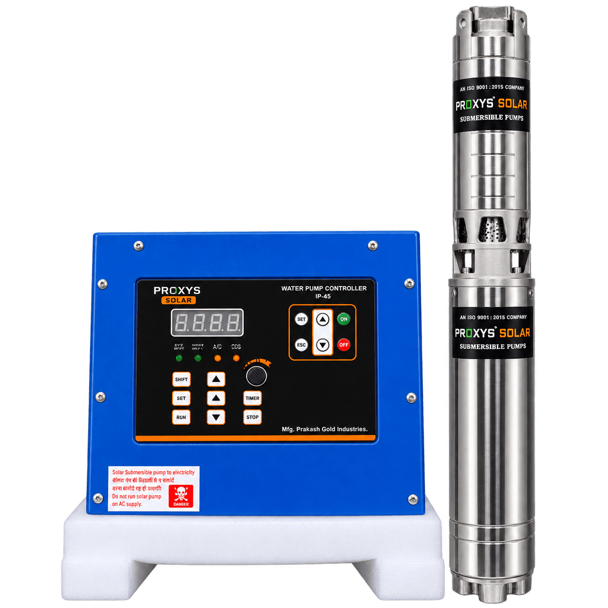 Proxys-PUMP PS-1HP Solar Submersible Pump